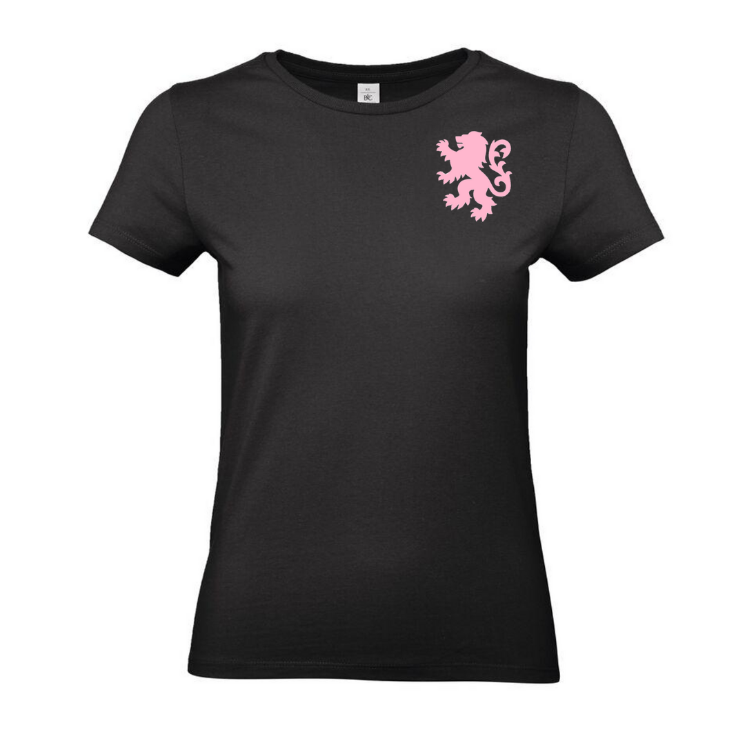 T-shirt Vlaamse Leeuw + rugbedrukking VROUW