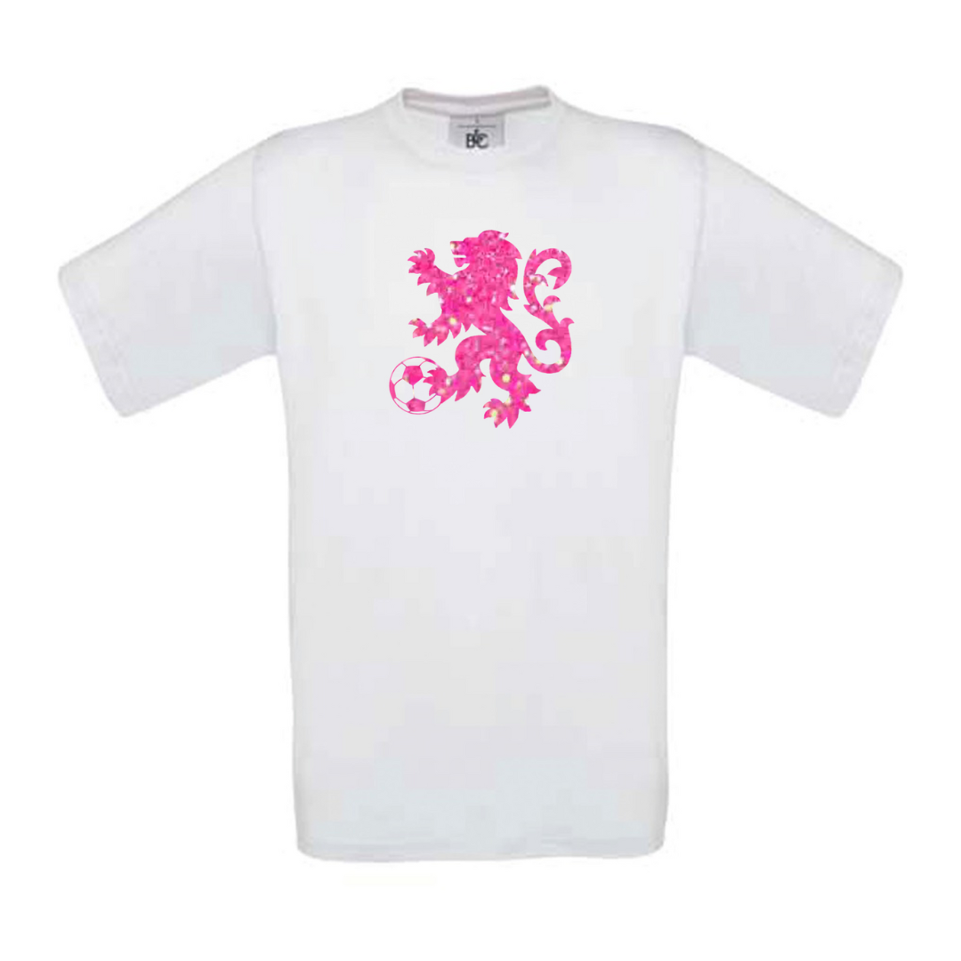 Junior T-shirt Vlaamse Leeuw met voetbal