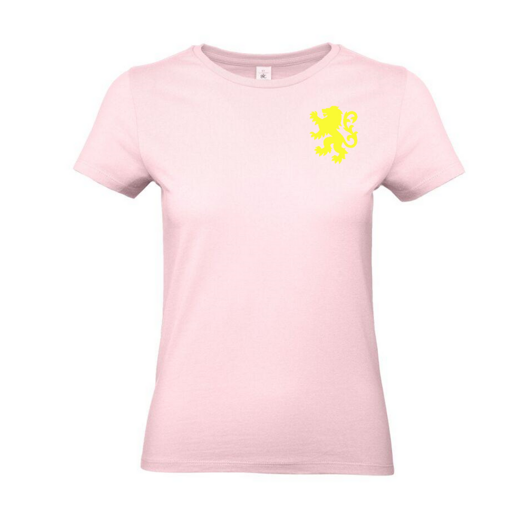 T-shirt Vlaamse Leeuw + rugbedrukking VROUW