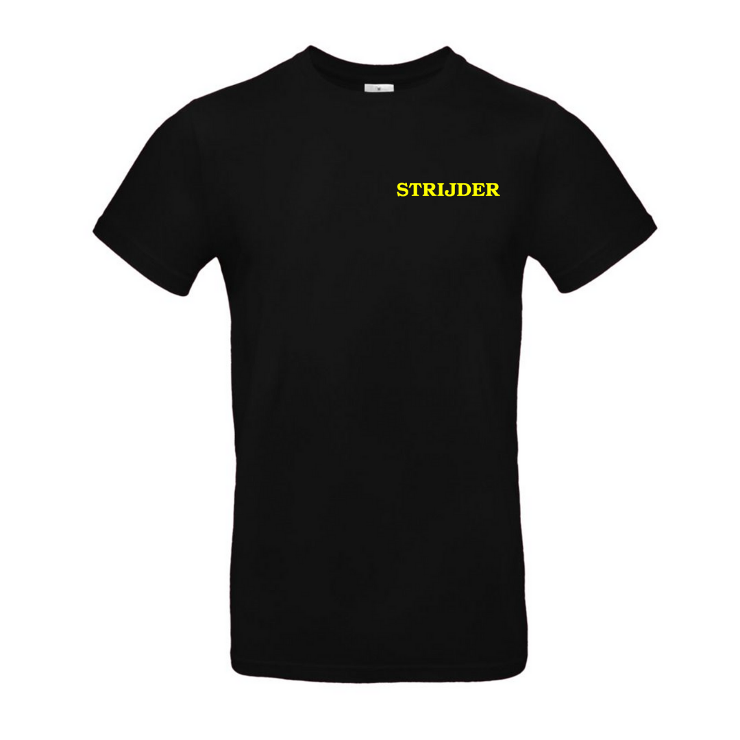 T-shirt Strijder + rugbedrukking MAN
