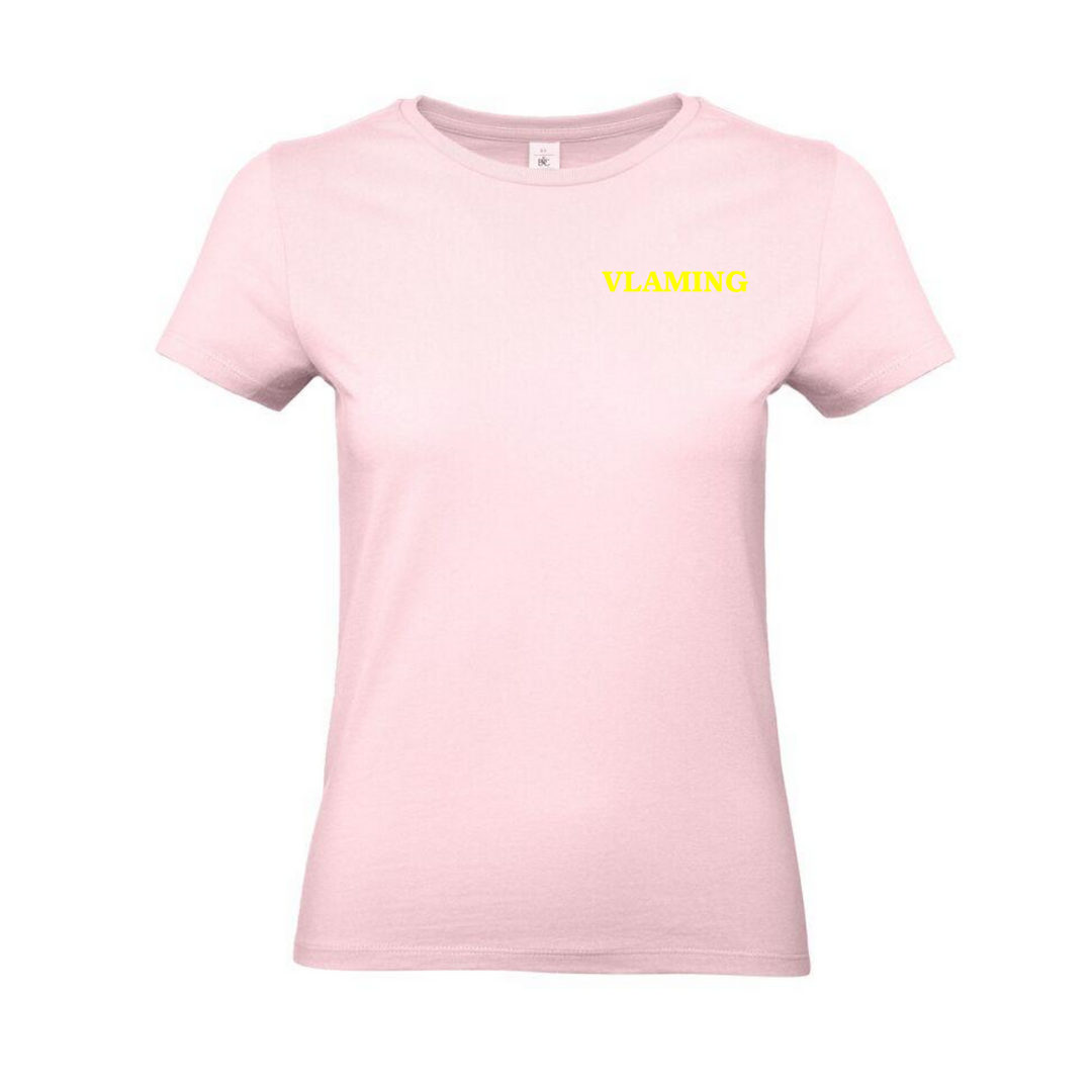 T-shirt Vlaming 1 + rugbedrukking VROUW