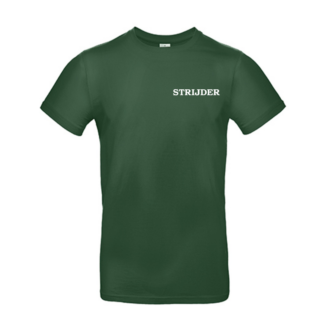 T-shirt Strijder + rugbedrukking MAN