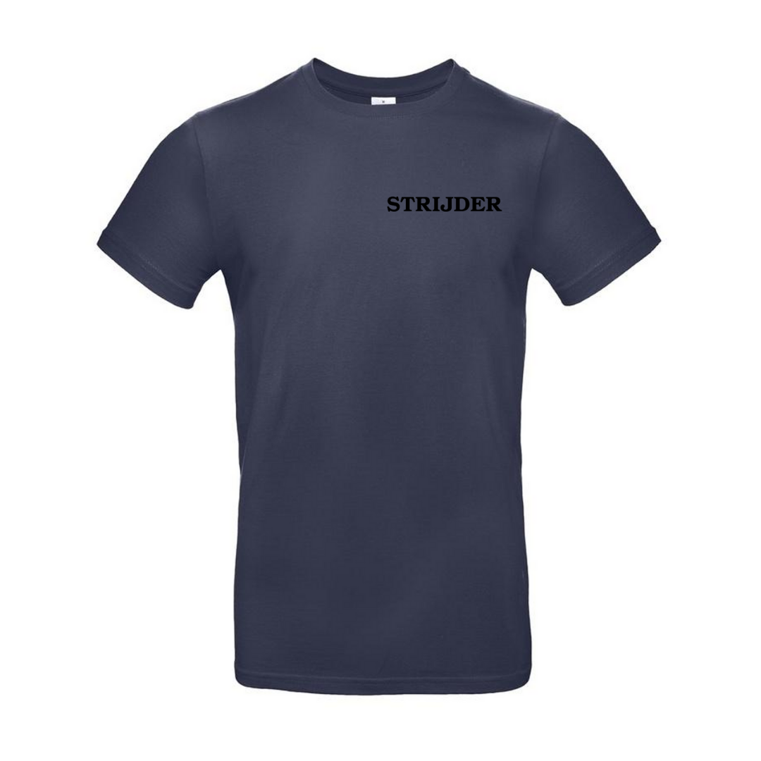 T-shirt Strijder + rugbedrukking MAN