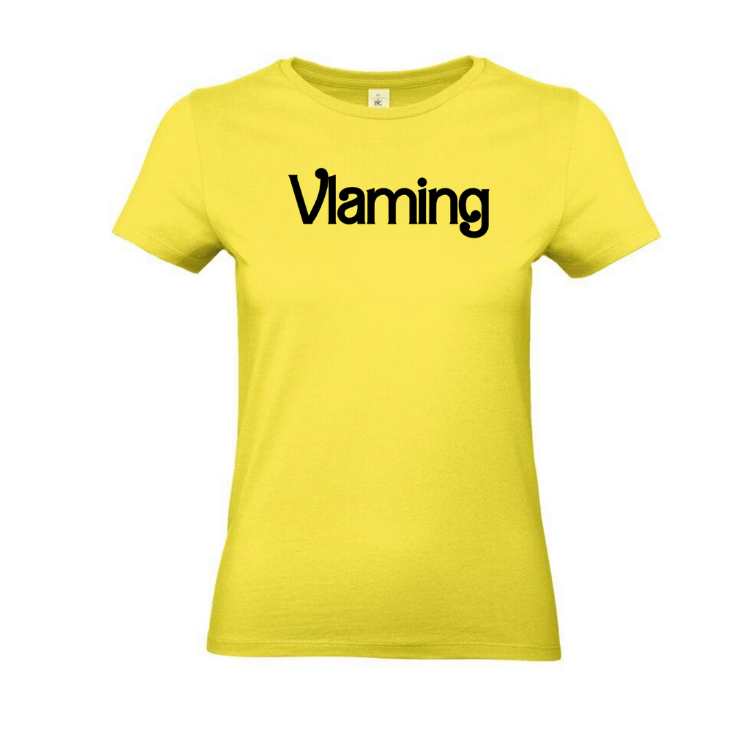 T-shirt Vlaming 2 + rugbedrukking VROUW