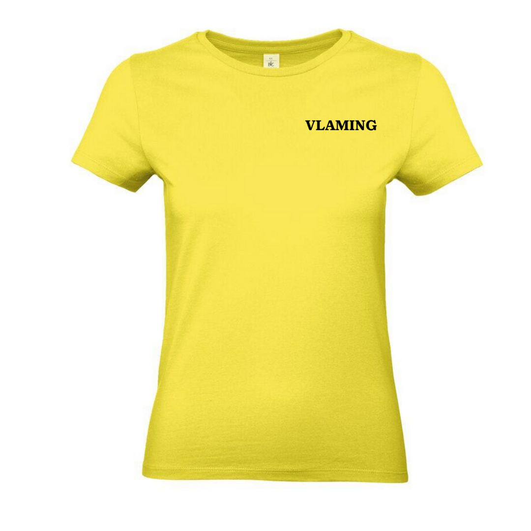 T-shirt Vlaming 1 + rugbedrukking VROUW