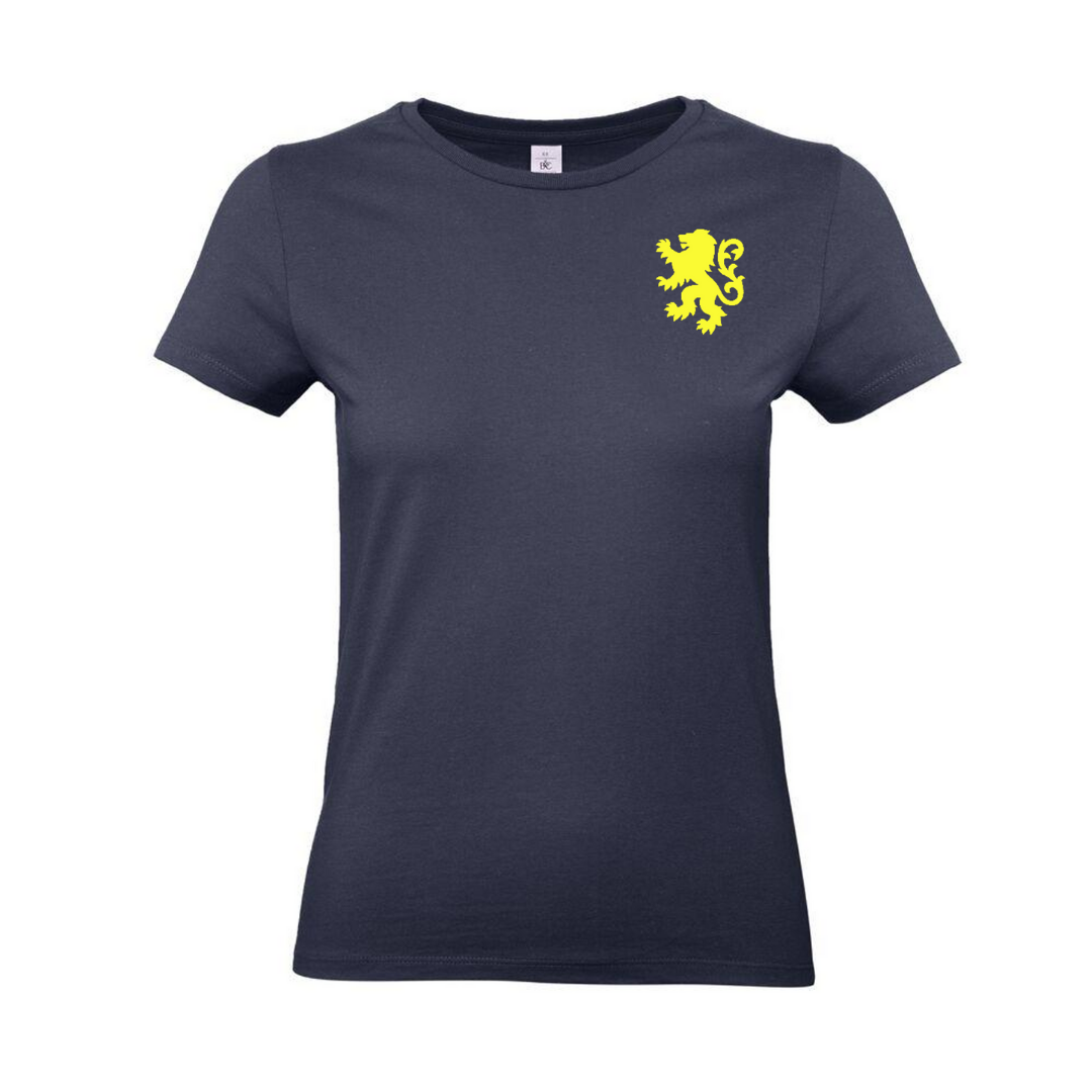 T-shirt Vlaamse Leeuw + rugbedrukking VROUW