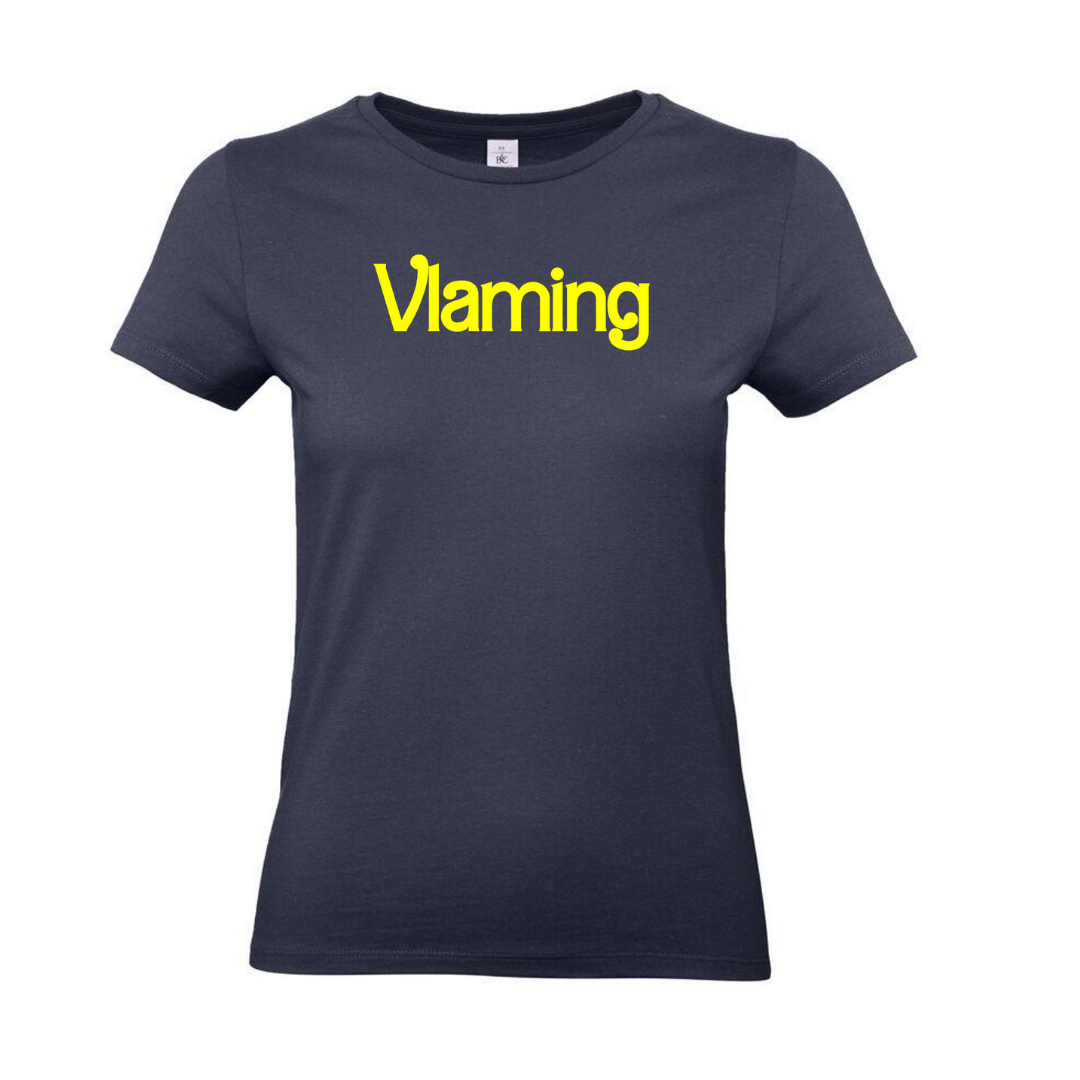 T-shirt Vlaming 2 + rugbedrukking VROUW