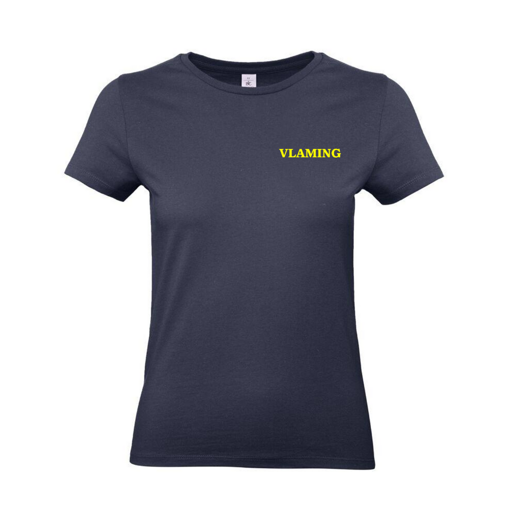 T-shirt Vlaming 1 + rugbedrukking VROUW