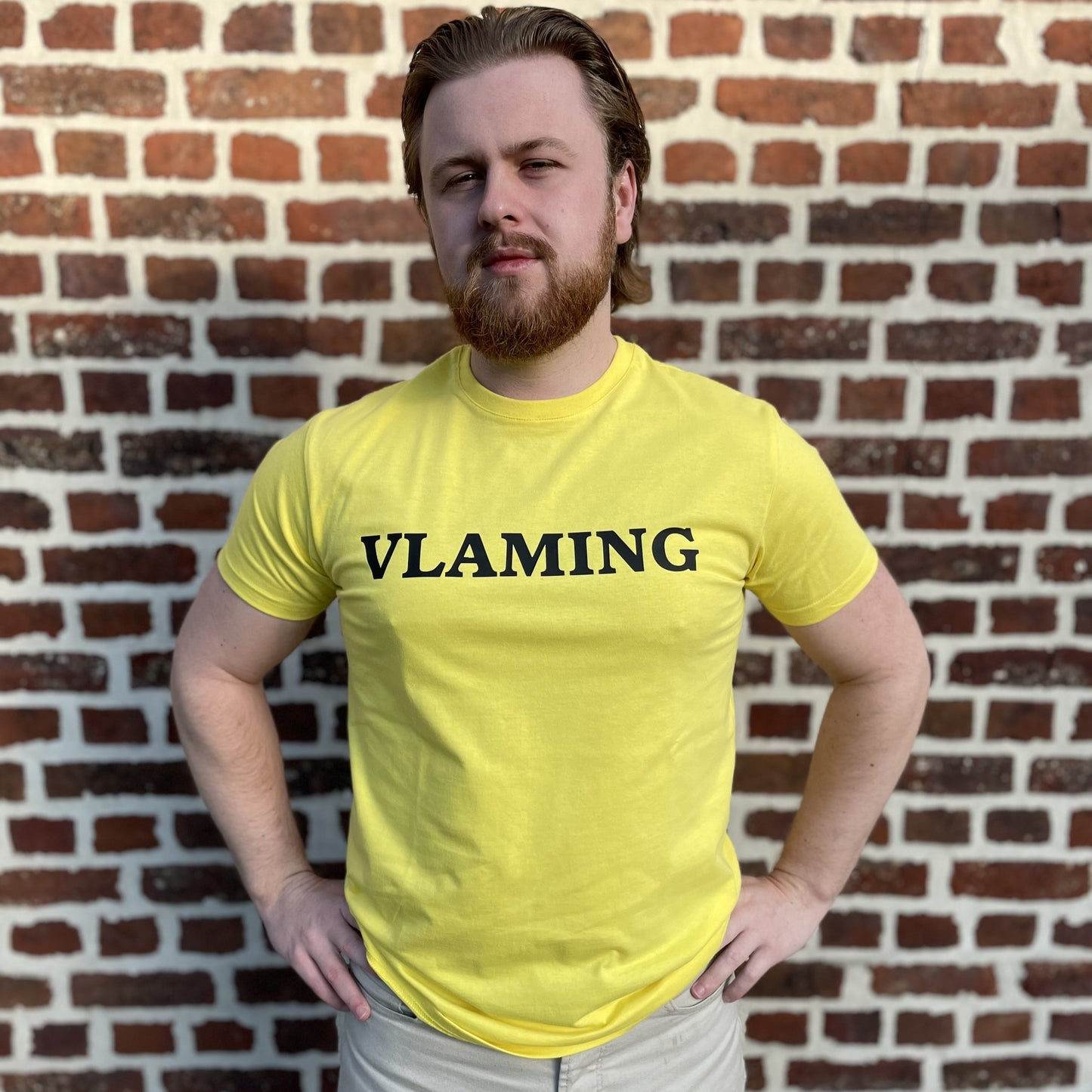 T-shirt Vlaming 2 + rugbedrukking MAN