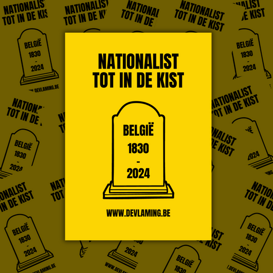 Zelfklever 'Nationalist tot in de kist'
