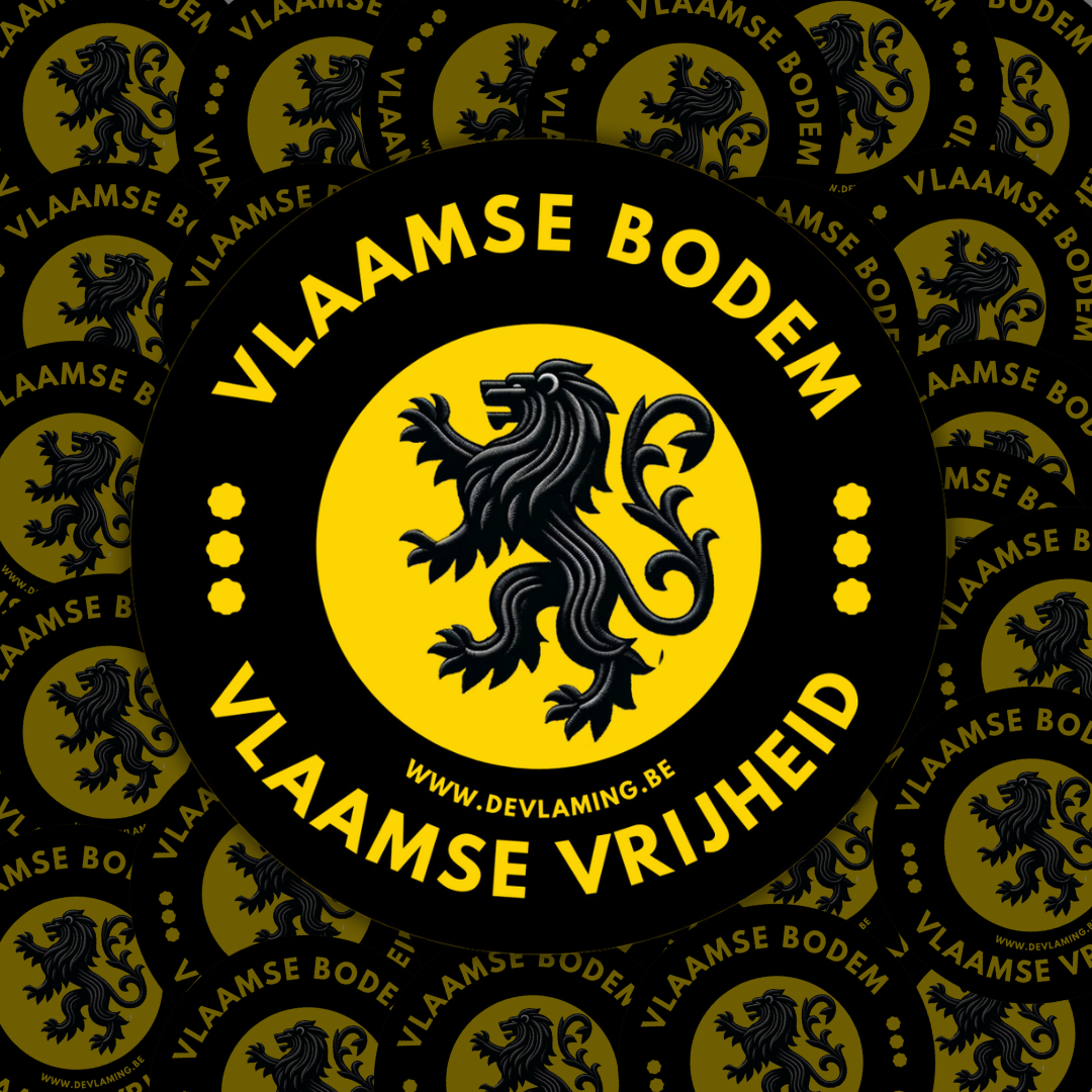 Zelfklever 'Vlaamse bodem, Vlaamse vrijheid'