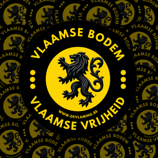 Zelfklever 'Vlaamse bodem, Vlaamse vrijheid'