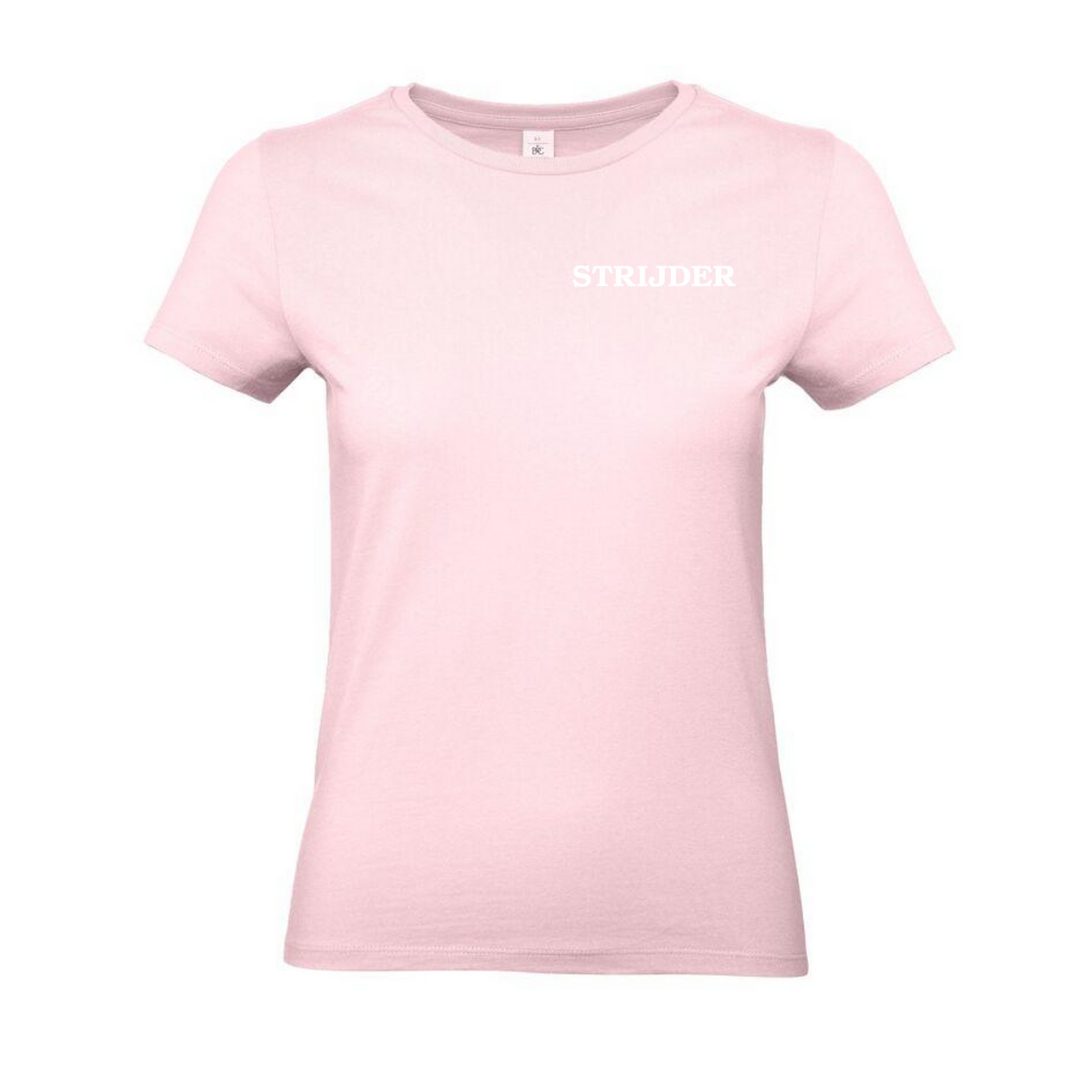 T-shirt Strijder + rugbedrukking VROUW