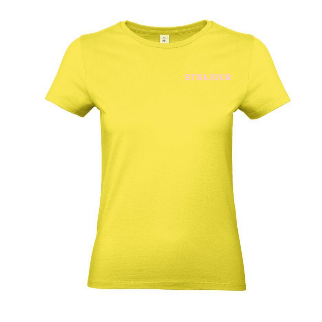 T-shirt Strijder + rugbedrukking VROUW