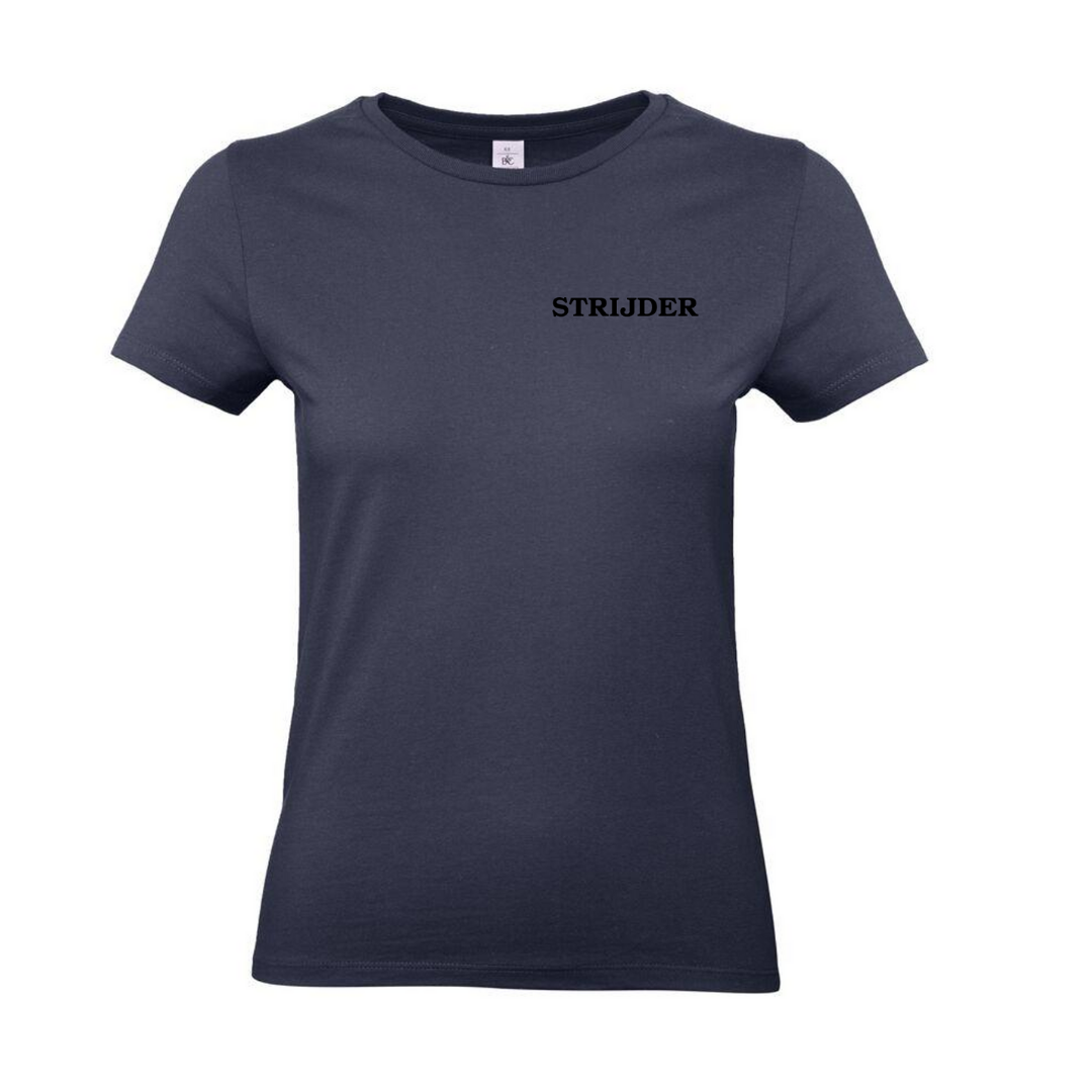 T-shirt Strijder + rugbedrukking VROUW