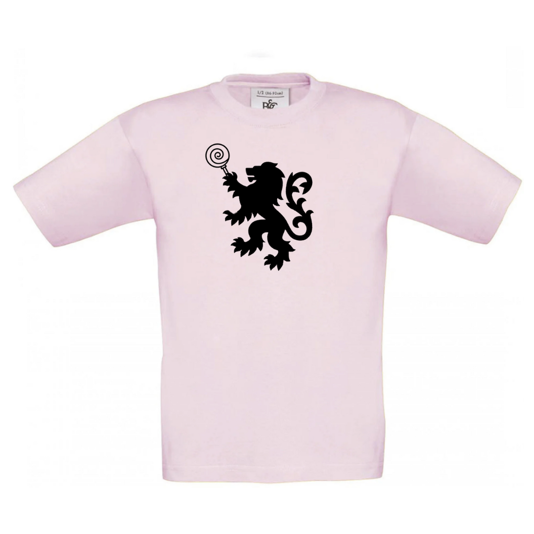 Junior T-shirt Vlaamse Leeuw met lolly